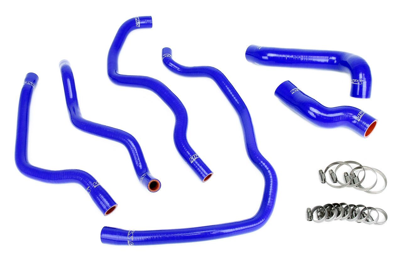 HPS Silicone Coolant Hose Kit BMW 2001-2006 325Ci 2.5L E46 M52TU / M54-Silicone Hose Kit-Radiator + Heater Hose-Blue-Garagistic