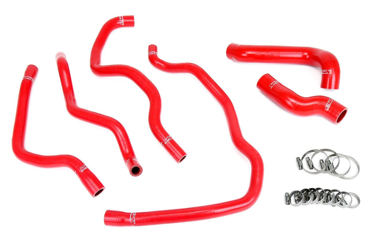 HPS Silicone Coolant Hose Kit BMW 2001-2006 325Ci 2.5L E46 M52TU / M54-Silicone Hose Kit-Radiator + Heater Hose-Red-Garagistic