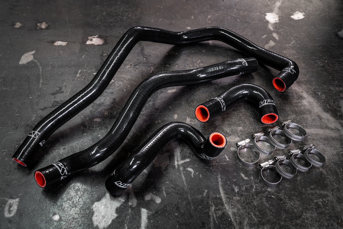 HPS Silicone Coolant Hose Kit BMW 2001-2006 E46 M3 Left Hand Drive-Silicone Hose Kit-Radiator Hose-Black-Garagistic
