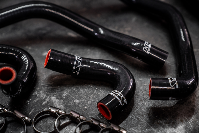 HPS Silicone Coolant Hose Kit BMW 2001-2006 E46 M3 Left Hand Drive-Silicone Hose Kit-Radiator Hose-Black-Garagistic