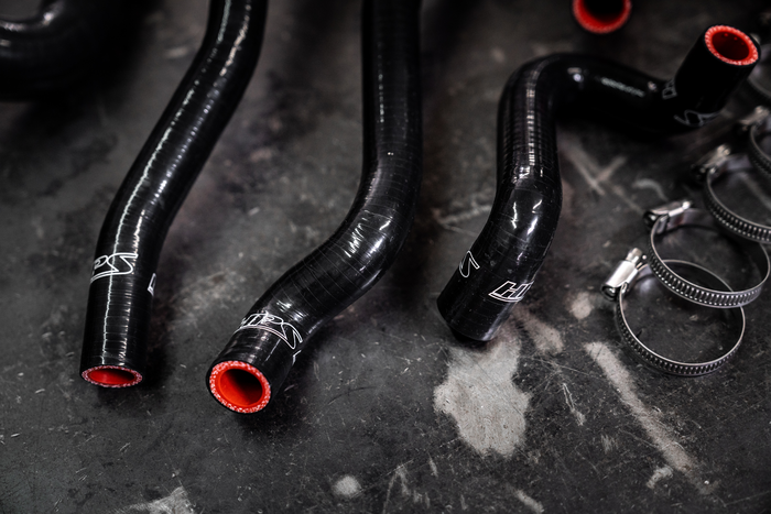 HPS Silicone Coolant Hose Kit BMW 2001-2006 E46 M3 Left Hand Drive-Silicone Hose Kit-Radiator Hose-Black-Garagistic