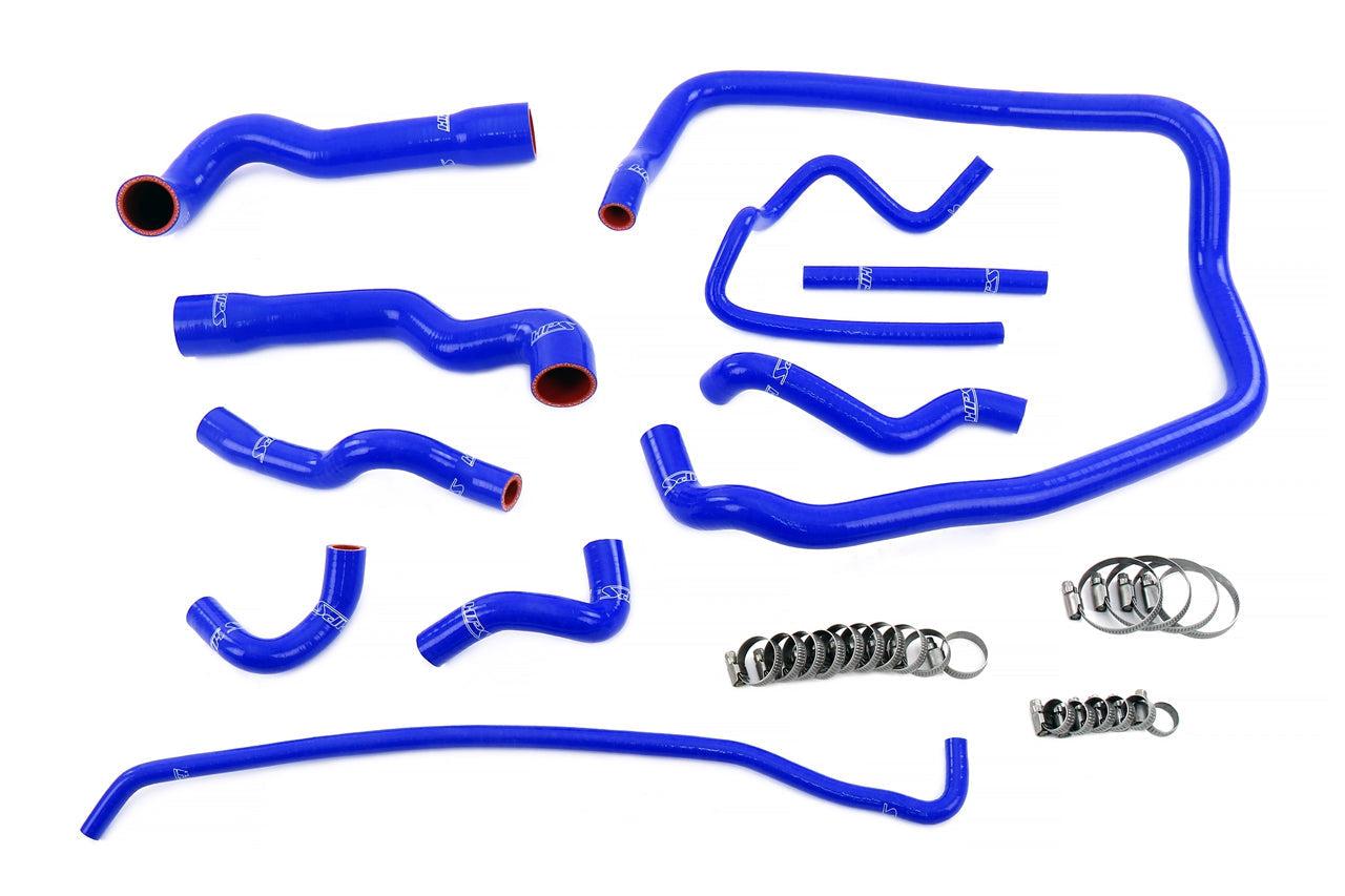 HPS Silicone Coolant Hose Kit BMW E36 M52, 96-99 328 2.8L 98-99 323 2.5L-Silicone Hose Kit-Radiator + Heater + Throttle Body + Expansion Tank-Blue-Garagistic