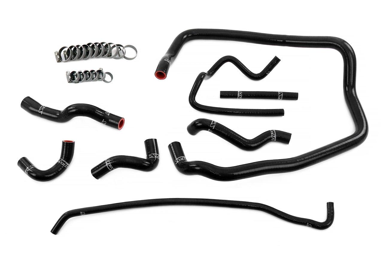 HPS Silicone Coolant Hose Kit BMW E36 M52, 96-99 328 2.8L 98-99 323 2.5L-Silicone Hose Kit-Heater + Throttle Body + Expansion Tank-Black-Garagistic