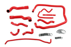 HPS Silicone Coolant Hose Kit BMW E36 M52, 96-99 328 2.8L 98-99 323 2.5L-Silicone Hose Kit-Radiator + Heater + Throttle Body + Expansion Tank-Red-Garagistic