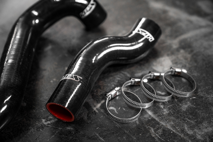 HPS Silicone Radiator Coolant Hose Kit BMW 2001-2005 330i 330Xi 3.0L E46 M54, 57-1698-Silicone Hose Kit-Black-Garagistic