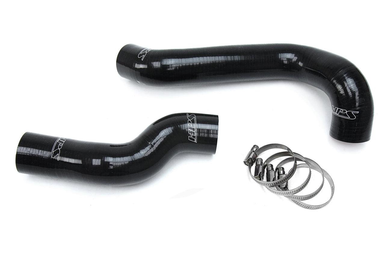 HPS Silicone Radiator Coolant Hose Kit BMW 2001-2006 330Ci 3.0L E46 M54, 57-1698-Silicone Hose Kit-Black-Garagistic