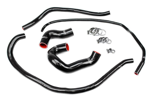 HPS Silicone Radiator + Heater Coolant Hose Kit 2011-2013 BMW 335i 3.0L Turbo N55, 57-1860-Silicone Hose Kit-Black-Garagistic