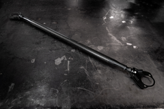 LTW Carbon Fiber E36 Modular 3 Piece Rear Strut Bar - 318, 325, 328, M3-Steel parts-No Thanks-Anodized Black-Garagistic