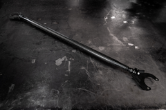 LTW Carbon Fiber E46 Modular 3 Piece Rear Strut Bar - 316, 318, 320, 323, 325, 328, 330, M3-Steel parts-No Thanks-Anodized Black-Garagistic