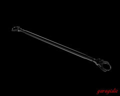 LTW Carbon Fiber E46 Modular 3 Piece Rear Strut Bar - 316, 318, 320, 323, 325, 328, 330, M3-Steel parts-No Thanks-Raw Aluminum-Garagistic