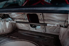 LTW E30 Carbon Fiber Modular 3 Piece Rear Strut Bar - 318, 320, 325, M3-Steel parts-No Thanks-Raw Aluminum-Garagistic