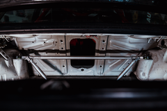 LTW E30 Modular 3 Piece Rear Strut Bar - 318, 320, 325, M3-Steel parts-No Thanks-Raw Aluminum-Garagistic