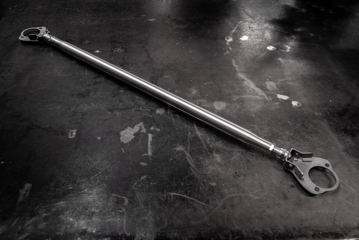 LTW E30 Modular 3 Piece Rear Strut Bar - 318, 320, 325, M3-Steel parts-No Thanks-Raw Aluminum-Garagistic