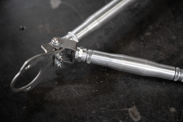 LTW E36 Modular 3 Piece Rear Strut Bar - 318, 325, 328, M3-Steel parts-No Thanks-Raw Aluminum-Garagistic