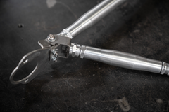 LTW E36 Modular 3 Piece Rear Strut Bar - 318, 325, 328, M3-Steel parts-No Thanks-Raw Aluminum-Garagistic