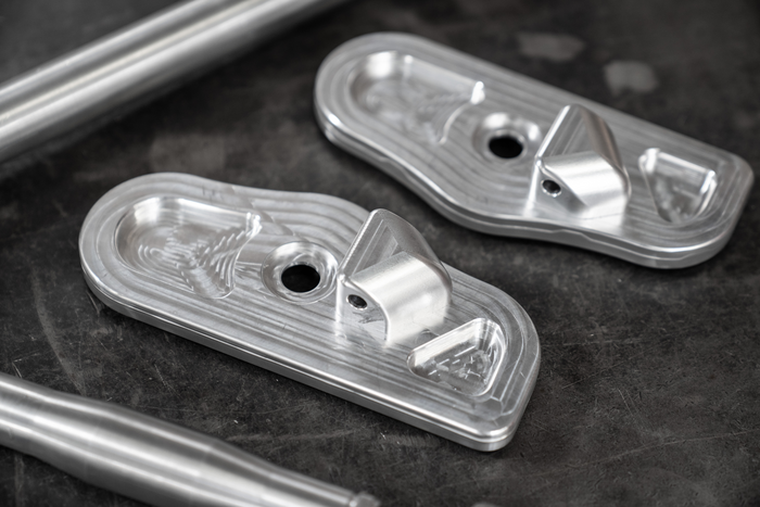 LTW E36 Modular 3 Piece Rear Strut Bar - 318, 325, 328, M3-Steel parts-No Thanks-Raw Aluminum-Garagistic