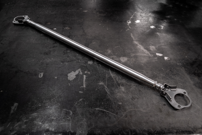 LTW E36 Modular 3 Piece Rear Strut Bar - 318, 325, 328, M3-Steel parts-No Thanks-Raw Aluminum-Garagistic