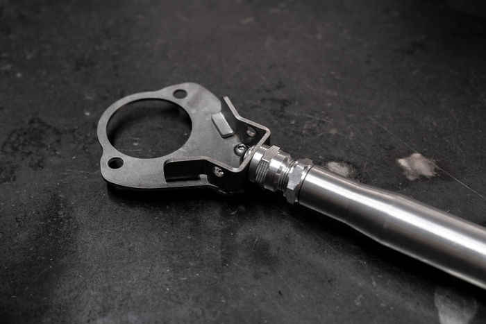 LTW E36 Modular 3 Piece Rear Strut Bar - 318, 325, 328, M3-Steel parts-No Thanks-Raw Aluminum-Garagistic