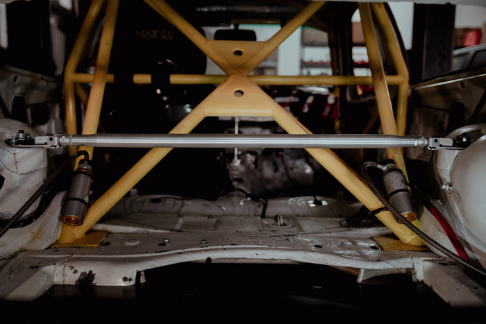 LTW E36 Modular 3 Piece Rear Strut Bar - 318, 325, 328, M3-Steel parts-No Thanks-Raw Aluminum-Garagistic