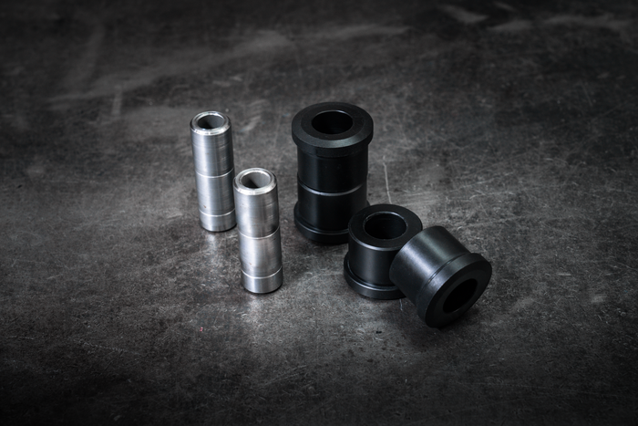 Mercedes 190E Delrin Rear Spring Perch Bushings-Delrin Suspension-Garagistic