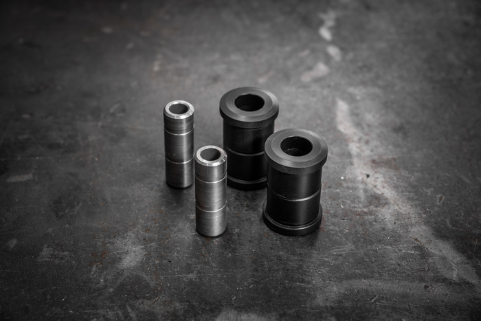 Mercedes 190E Delrin Rear Spring Perch Bushings-Delrin Suspension-Garagistic