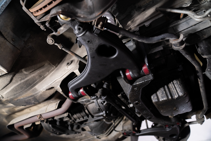 Mercedes 190E Polyurethane Front Control Arm Bushings-Delrin Suspension-Garagistic