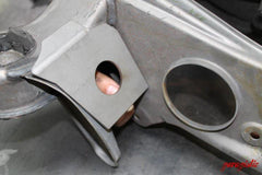 Mercedes W201 190E Rear Subframe Reinforcement Plates-Steel parts-Garagistic