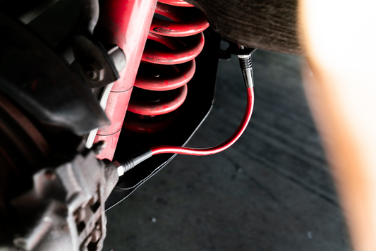 Mercedes W201 - 190E Stainless Steel Complete 6 Brake Line Kit - DOT Compliant-Brake Lines-Garagistic