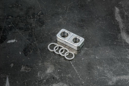 Power Steering Delete Block (E30, Z3, E36, E46, E82, E90, and E92)-Steel parts-Garagistic