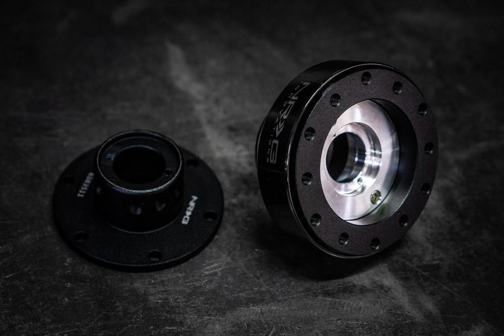 SFI Ball Bearing Steering Wheel Quick Release - NRG-Steering Wheel Hubs-Black SFI-No thanks-Garagistic