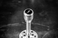 Standard Aluminum Shift Knob for BMW E21, E28, E30, E34, E36, E46-Shift knob-Aluminum-Recessed Option-Garagistic Logo Emblem-Garagistic