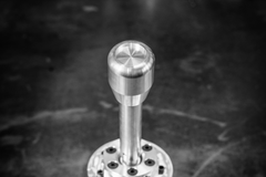 Standard Aluminum Shift Knob for BMW E21, E28, E30, E34, E36, E46-Shift knob-Aluminum-Recessed Option-No Emblem-Garagistic