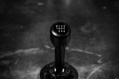 Standard Delrin Shift Knob for BMW E21, E28, E30, E34, E36, E46-Shift knob-Recessed Option-6 Speed Emblem-Garagistic