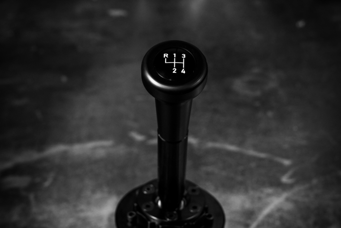 Vintage Delrin Shift Knob for BMW E21, E28, E30, E34, E36, E46-Shift knob-Recessed Option-4 Speed Emblem-Garagistic